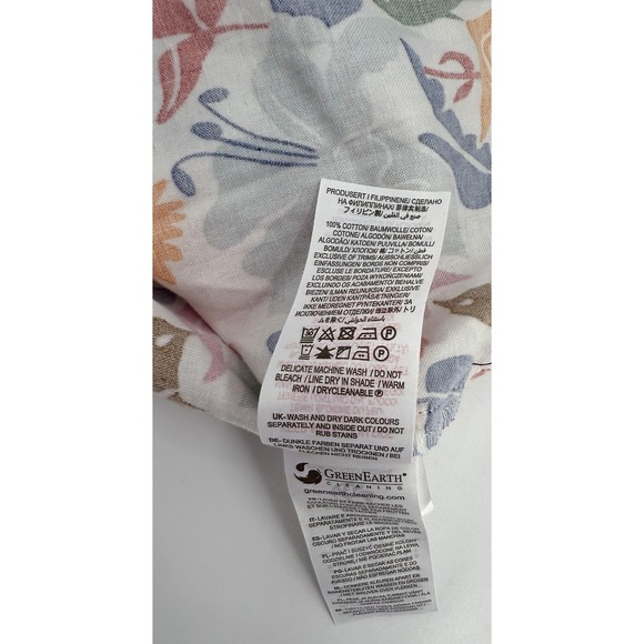 New Boden Pajama Shirt Womens 4 Floral Button Front Long Sleeve Sleepwear - Picture 10 of 11